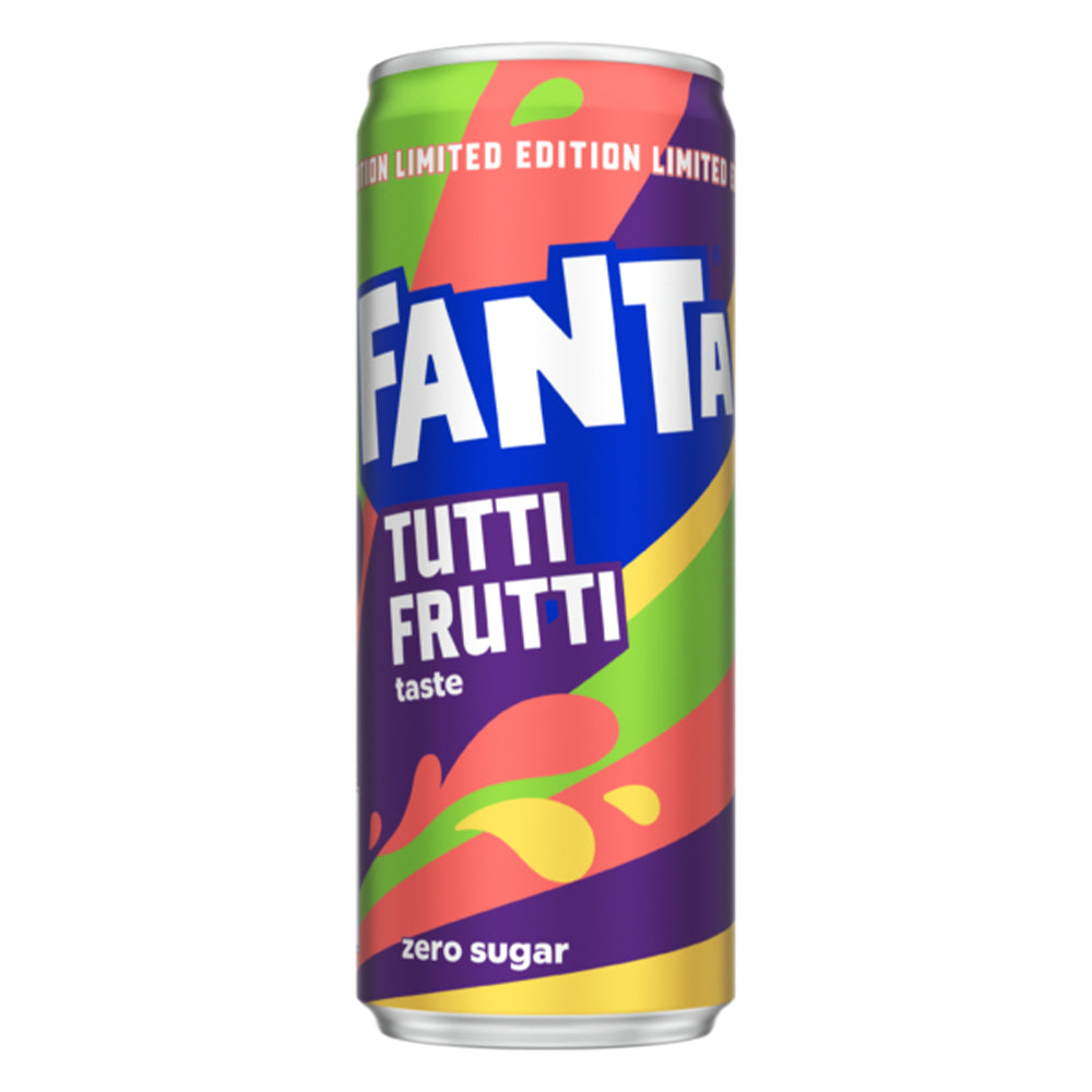 Fanta Zero Tutti Fruity Can 250ml NEW