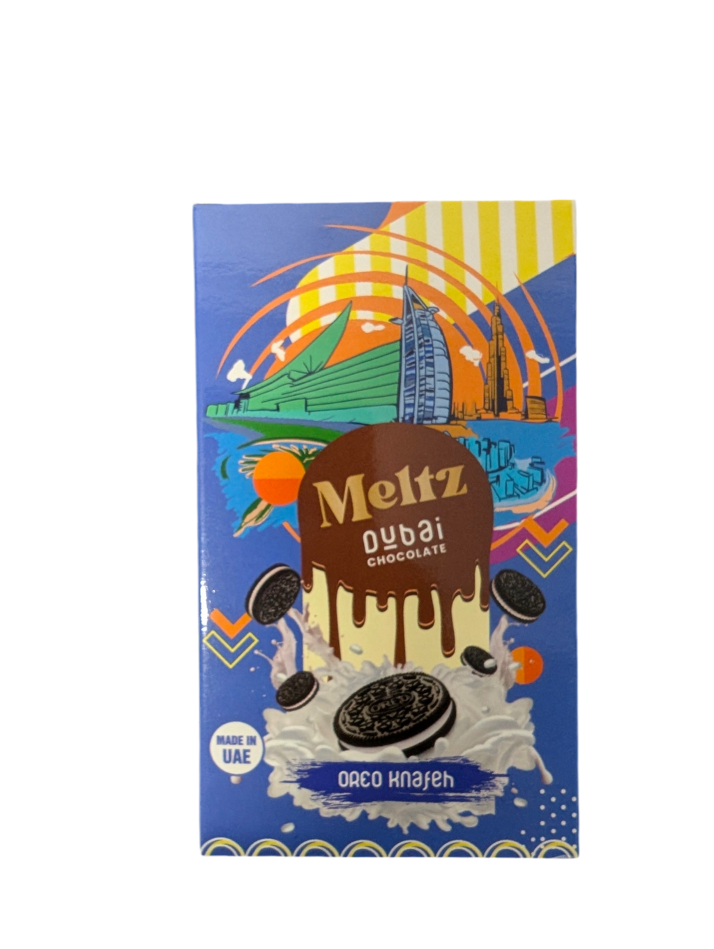 Meltz Dubai Chocolate Oreo Knafeh 75g small bar