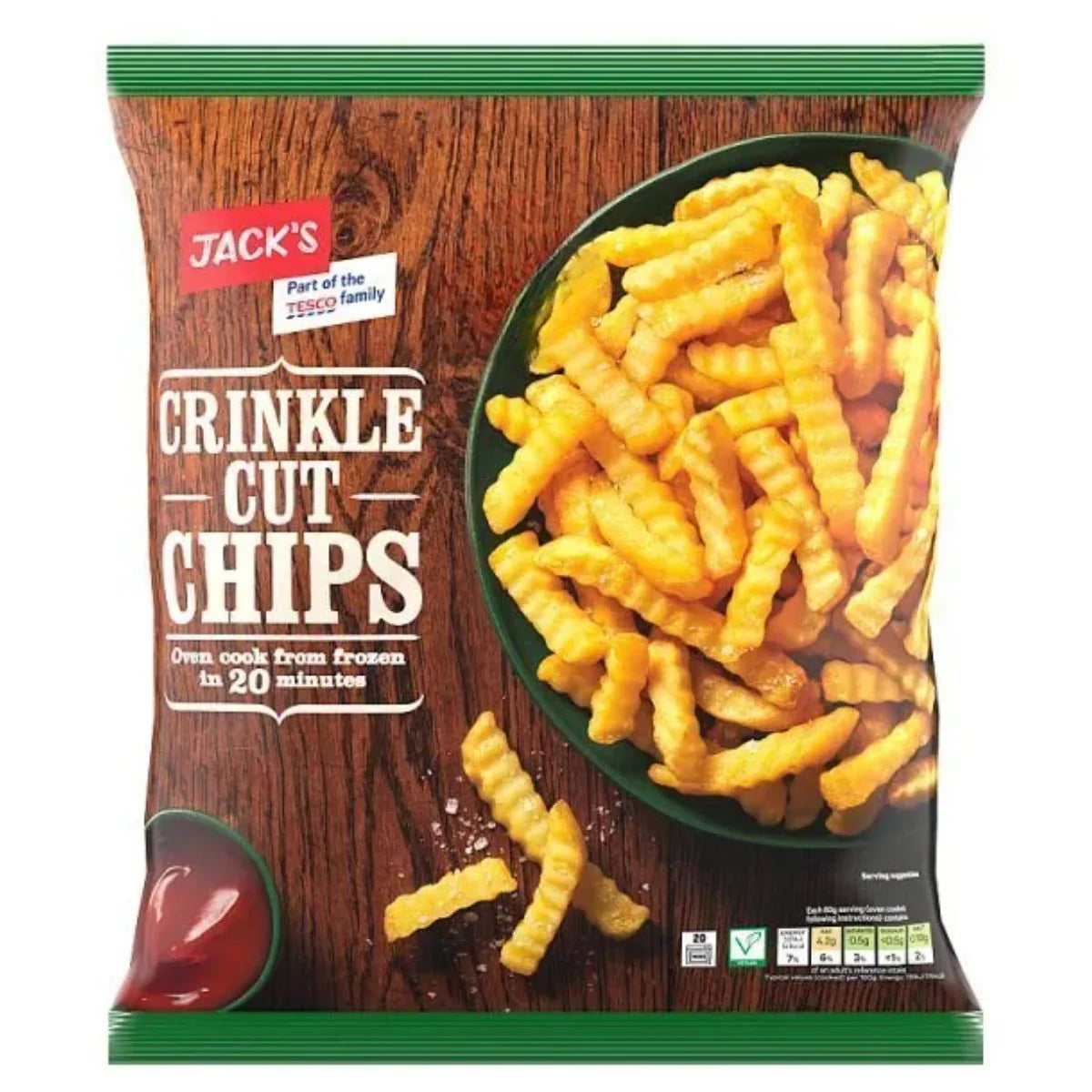 Jacks Crinkle Cut Chips 750g