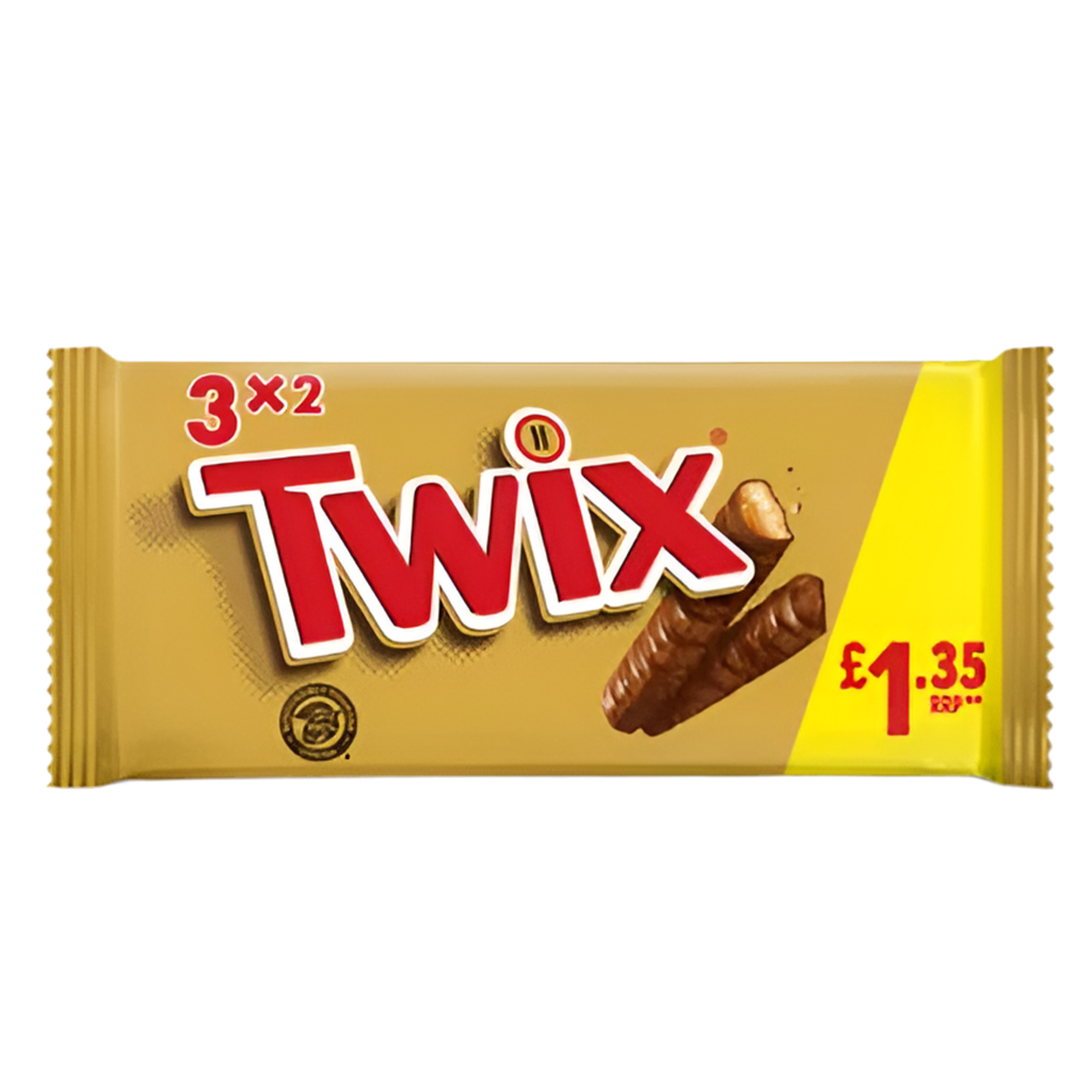 Twix Chocolate Biscuit Bars 3 x 40g