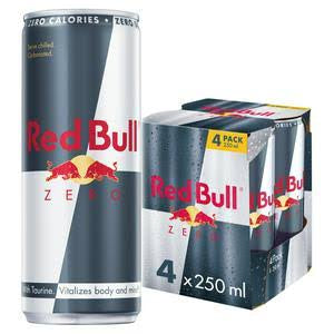 Red bull zero 4 pack