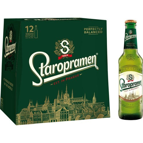 Staropramen 12 x 330ml - damaged box