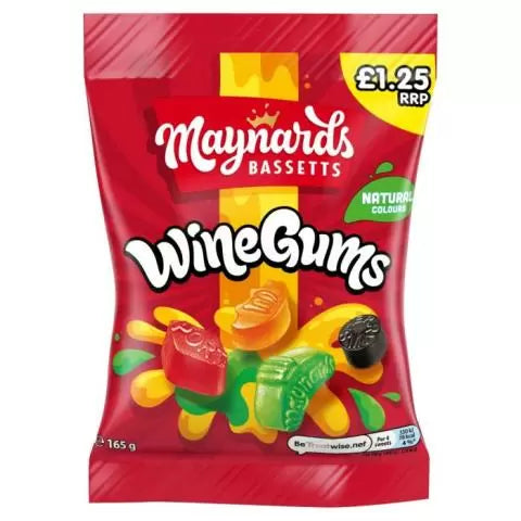 Maynards Bassetts Wine Gums 130g