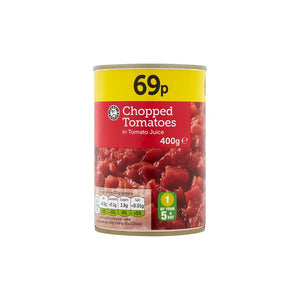 Euro Shopper Chopped Tomatoes in Tomato Juice 400g