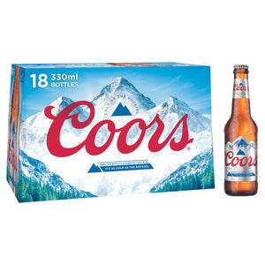 Coors Lager Beer 18x330ml