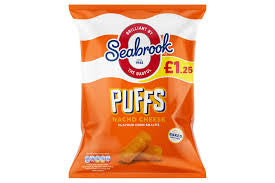 Seabrook Nacho Cheese Puffs 60g