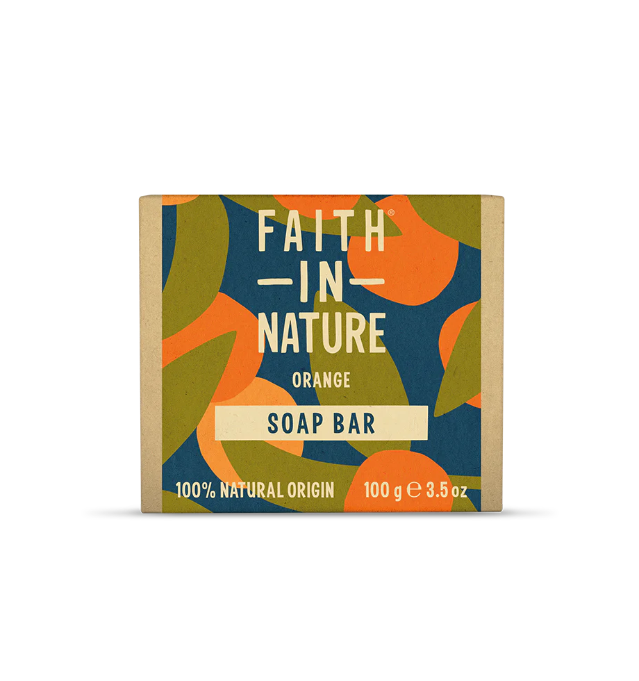 Faith in nature orange soap 100g