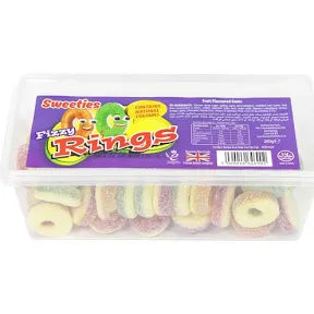 Sweetie Fizzy Rings Tub 200g