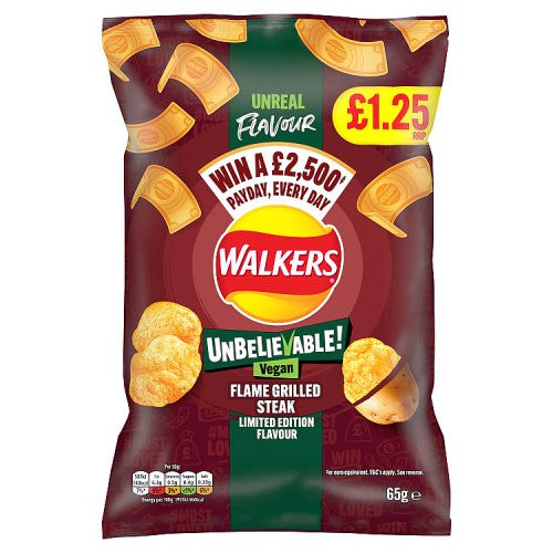 Walkers Vegan Flamed Grilled Steak 65g