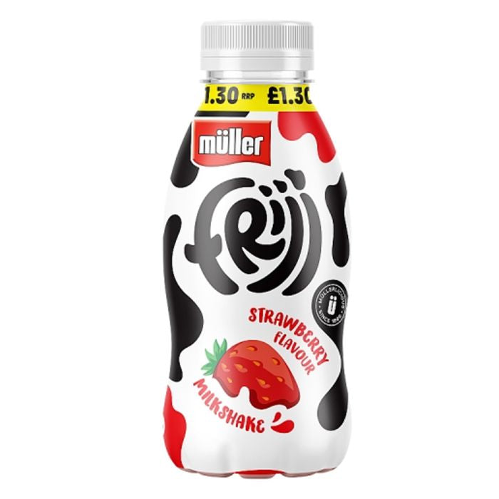 FRijj Strawberry Milkshake 330ml smaller bottle from 440ml