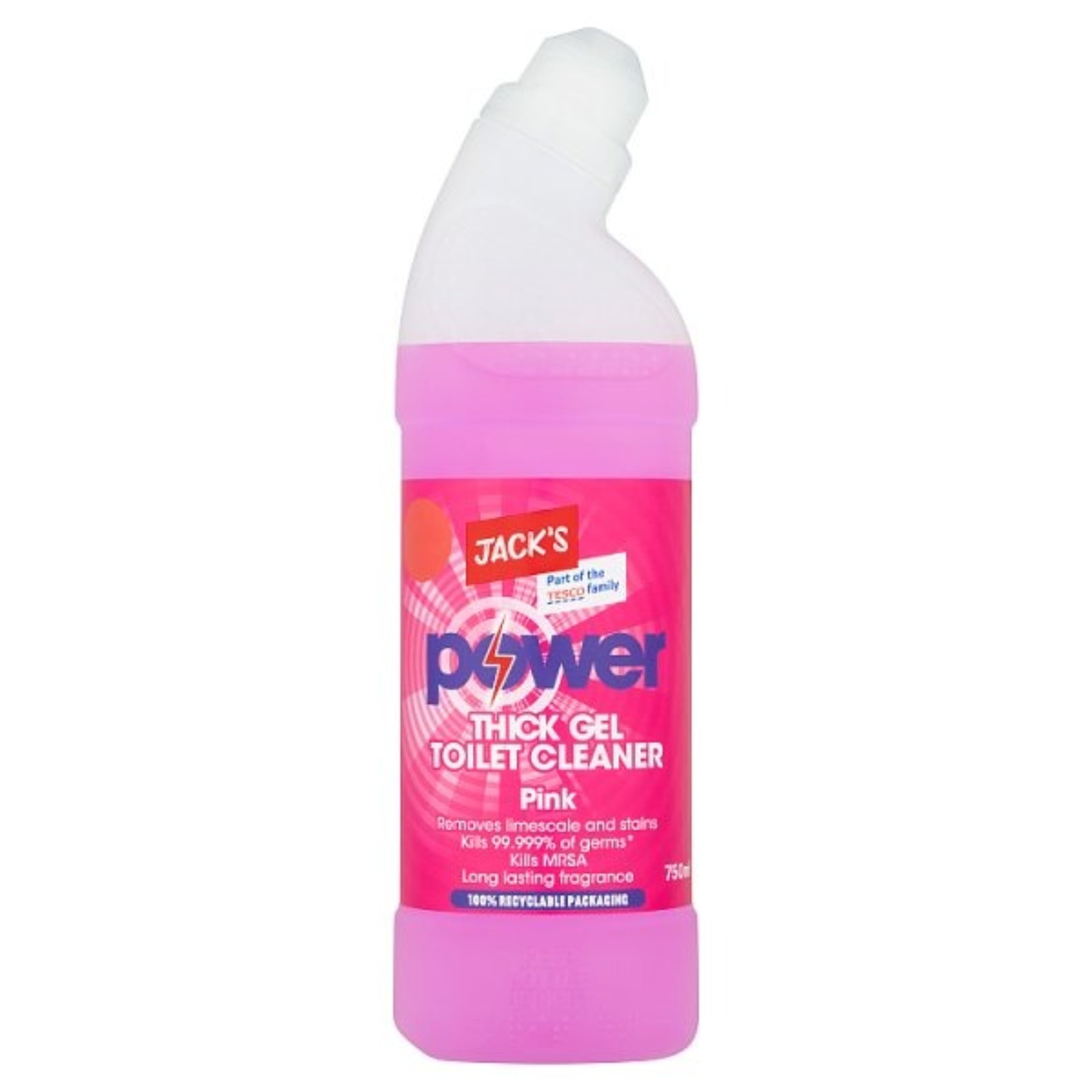 Jack's Power Thick Gel Toilet Cleaner Pink 750ml