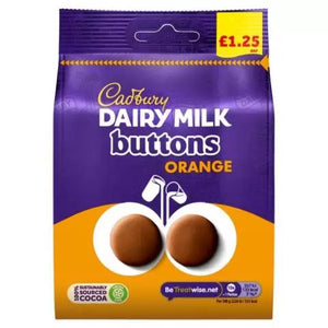 Cadbury Dairy Milk Orange Giant Buttons 95g