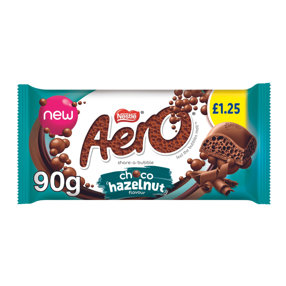 Aero Hazelnut Chocolate 90g