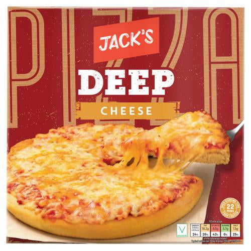 Jack’s deep pan cheese pizza 386g