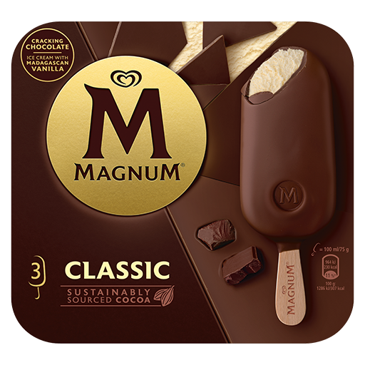 Magnum Ice Cream Sticks Classic 3x 100 ml