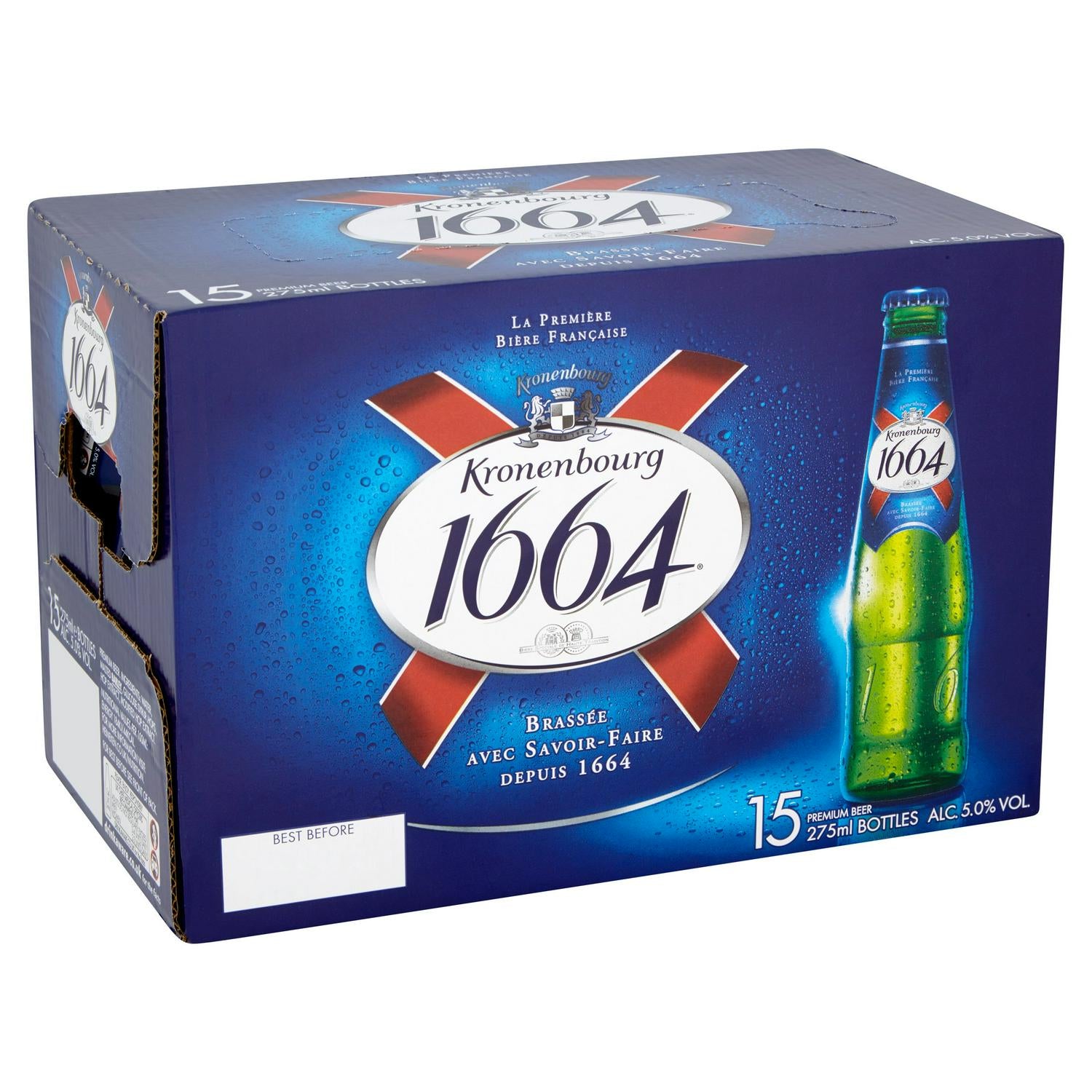 Kronenbourg 1664 Lager Beer Bottles 15 x 275ml 30/04/24