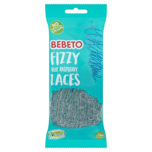 Bebeto Fizzy Blue Raspberry Laces 160g