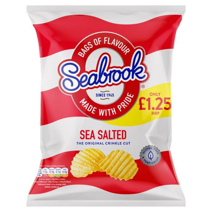 Seabrook Sea Salt 70g REDUCED TO CLEAR 05/10/24