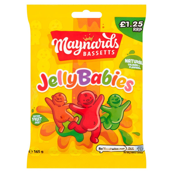 Maynards Bassetts Jelly Babies 110g