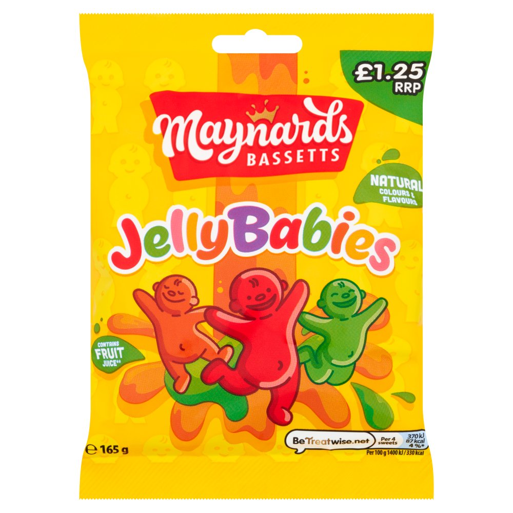 Maynards Bassetts Jelly Babies 130g