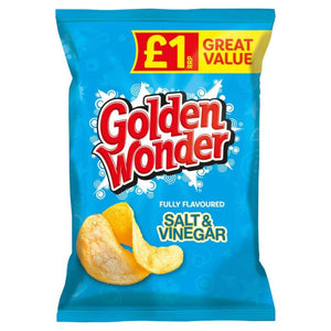 Golden Wonder Salt & Vinegar 57g REDUCED TO CLEAR B.B 21/09/24