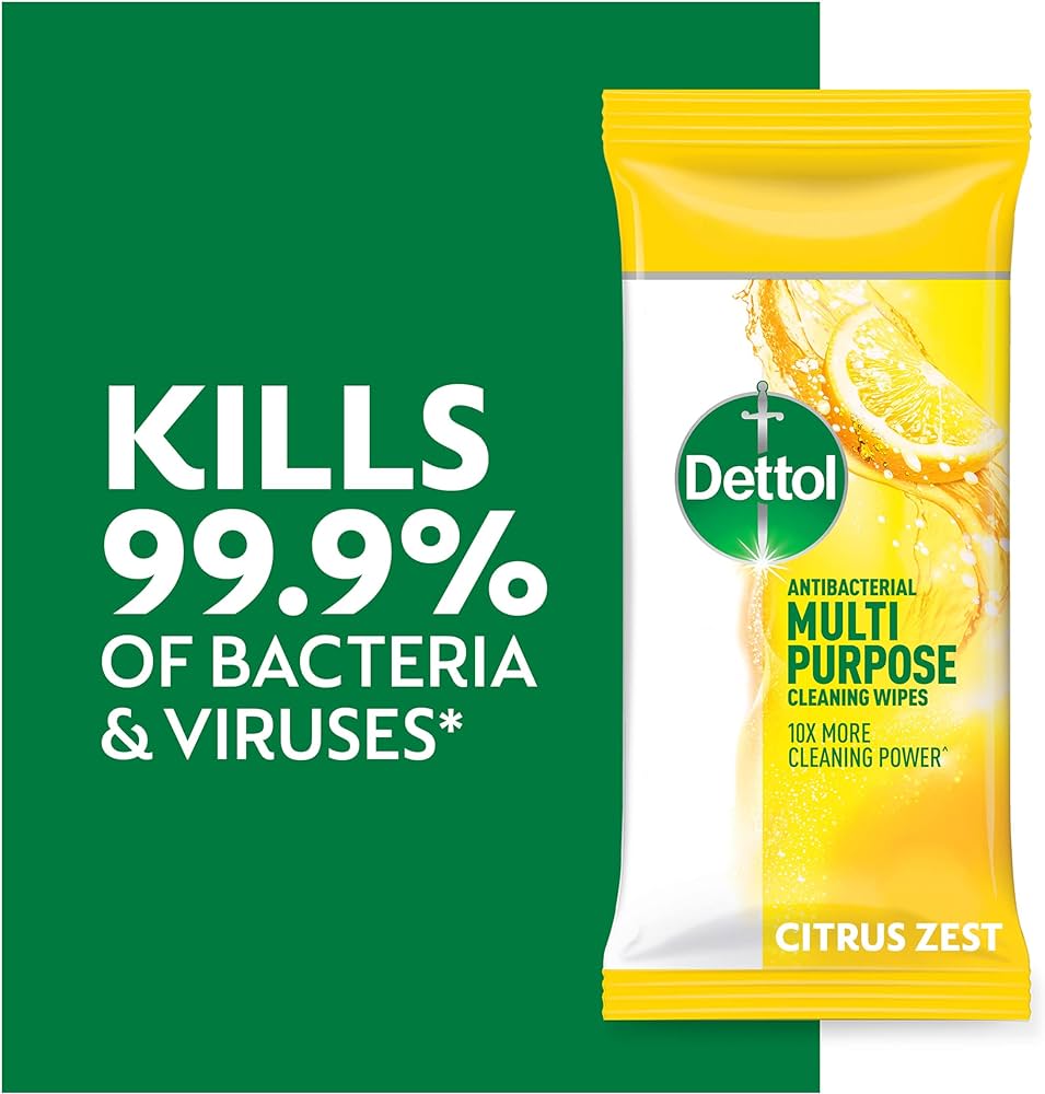 Dettol Multi Purpose Citrus Wipes 70S