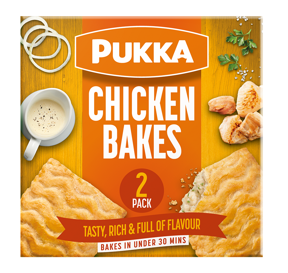 Pukka 2 Chicken Bakes 306g