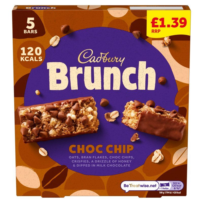 Brunch Chocolate Chip 5 Pack 140g