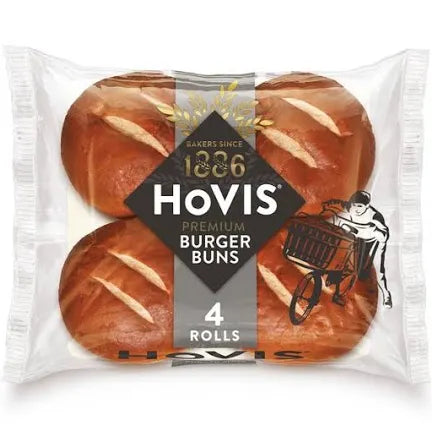 Hovis 4 Premium Burger Buns