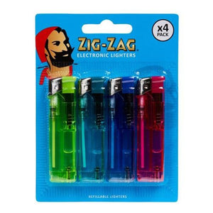 Zig Zag Lighters 4 pack