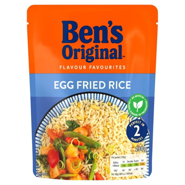 Ben's Egg Fried Microwave Rice 250g REDUCED TO CLEAR 22/08/25