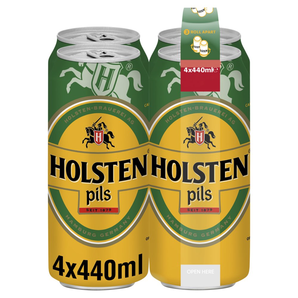 Holsten Pils Lager Beer 4 x 440ml