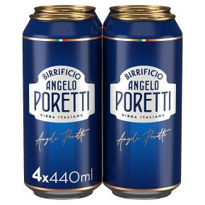 Birrificio Angelo Poretti Premium Lager Beer 4 x 440ml Cans