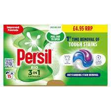 Persil 3 in 1 Washing Capsules Bio 15 Washes