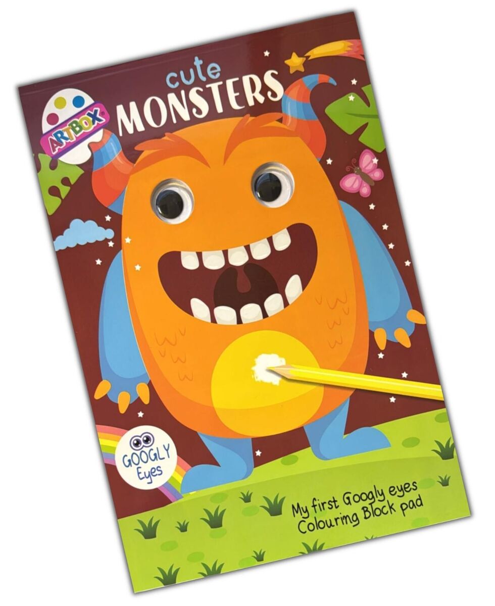 Cute Monsters colouring book