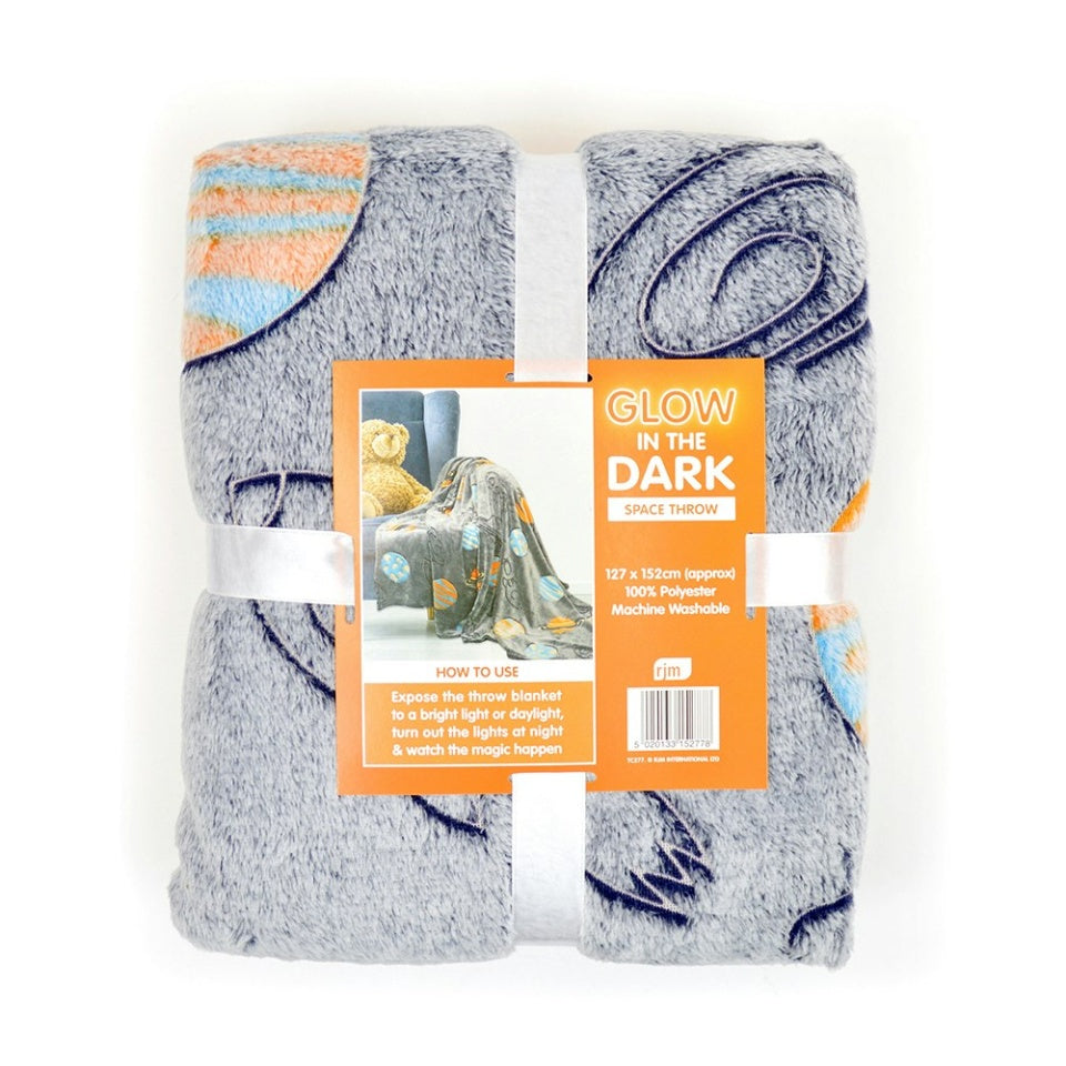 Glow In The Dark Blanket – Space