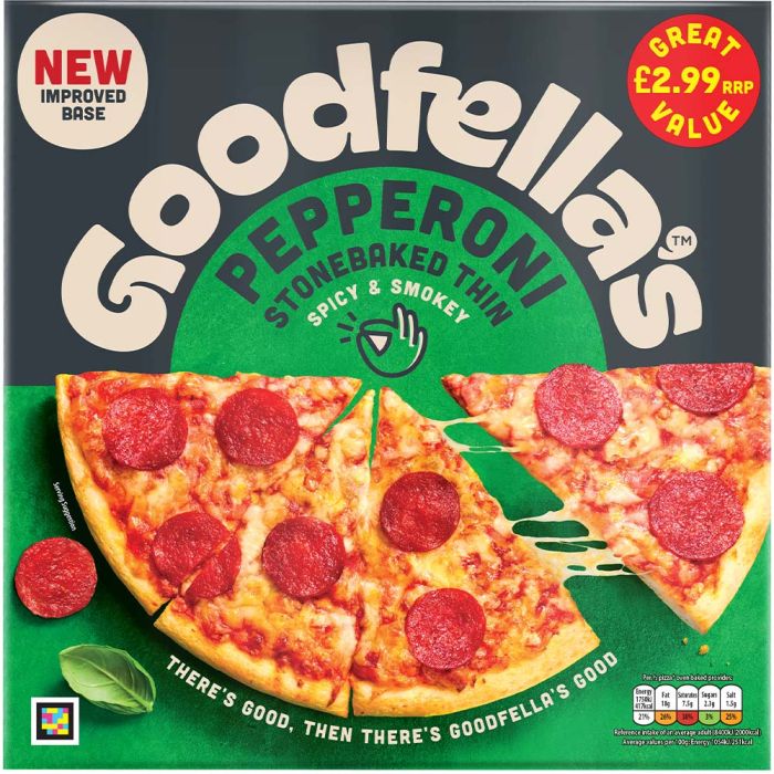 Goodfella's Stonebaked Thin Pepperoni 344G