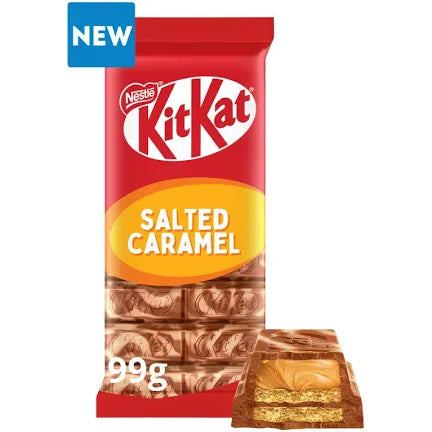 KitKat Salted Caramel Chocolate Sharing Bar 99g