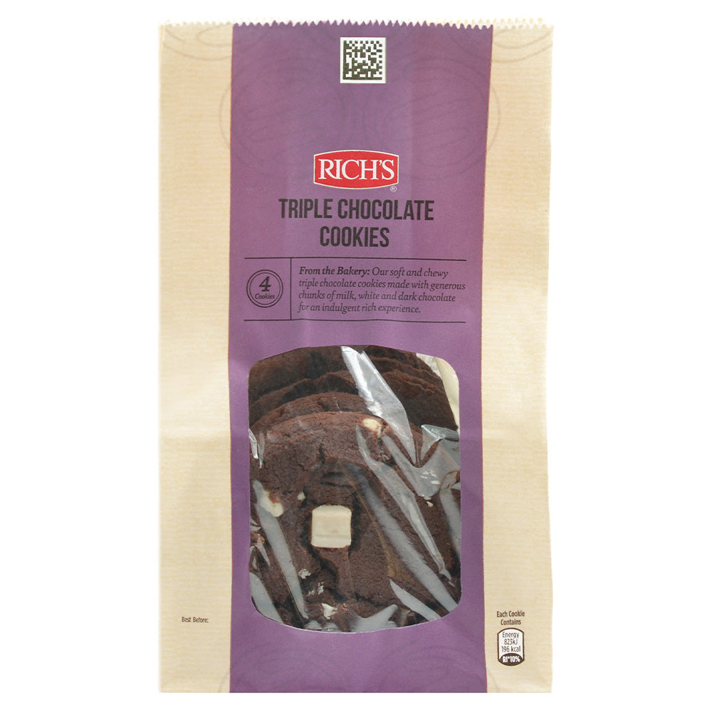 Rich's 4 Triple Chocolate Cookies