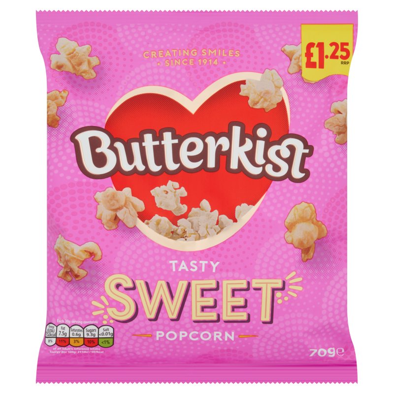 Butterkist Cinema Sweet Popcorn 70g