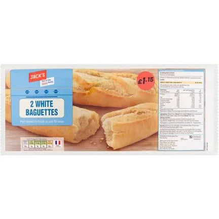 Jack's 2 White Baguettes