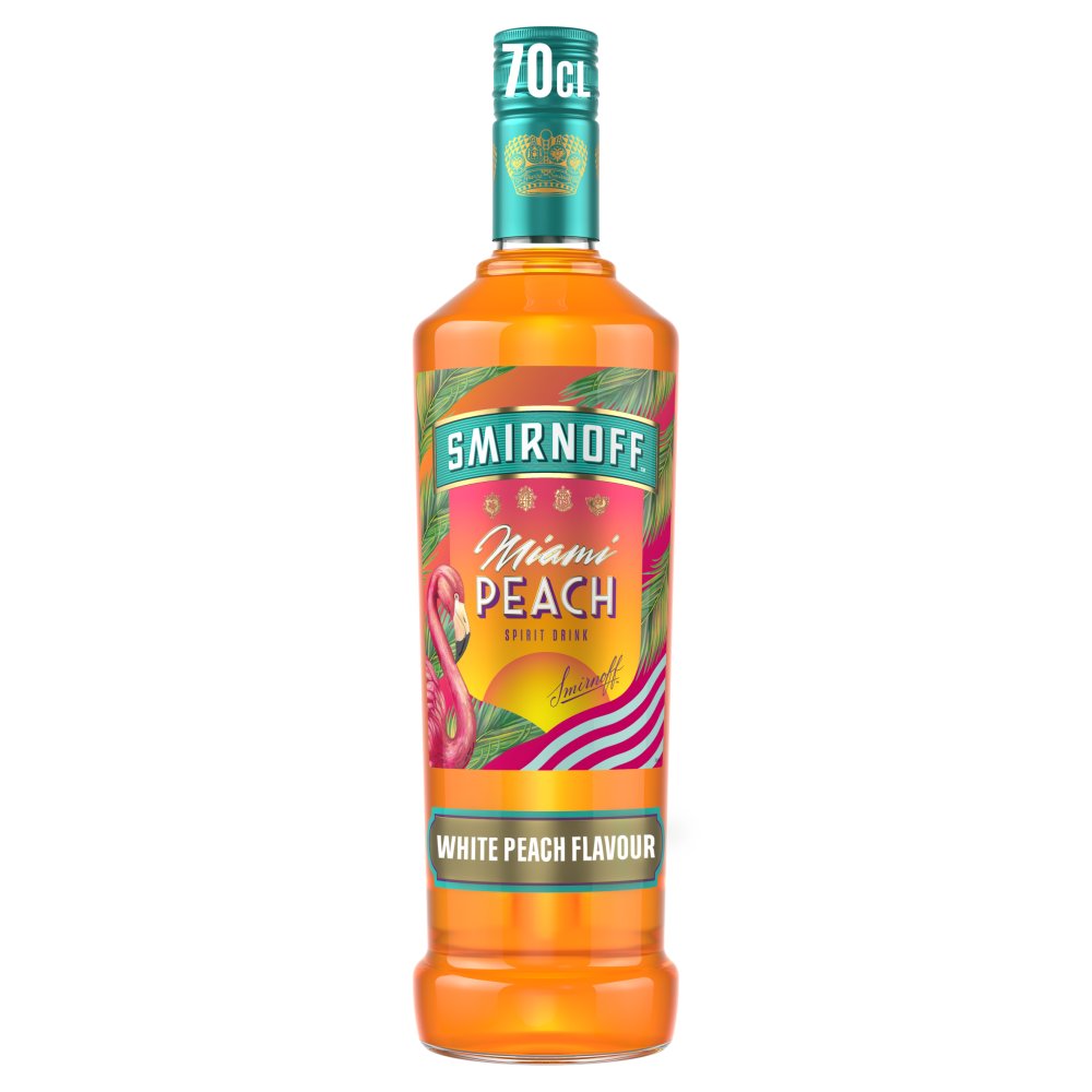 Smirnoff Miami Peach 35% vol 70cl NEW