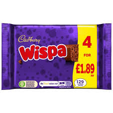 Cadbury Wispa 4 Pack 94.8g
