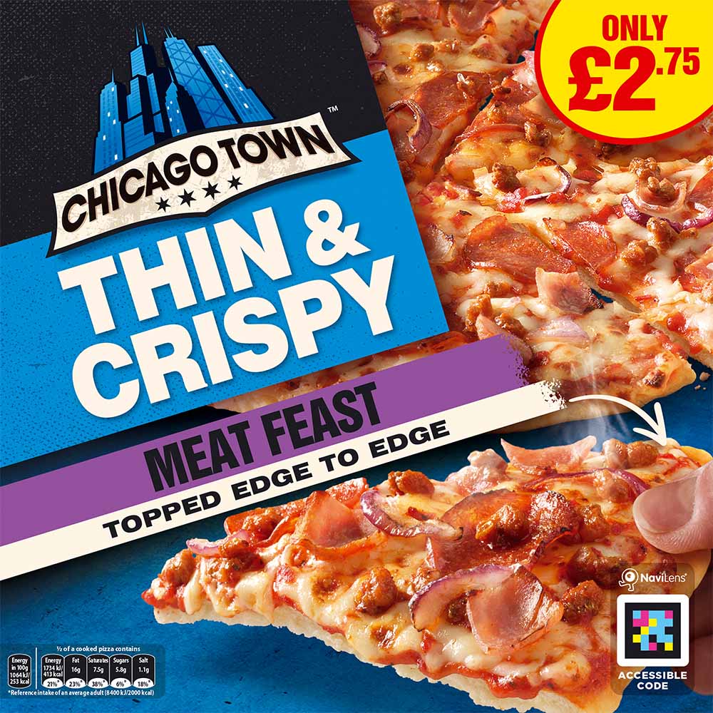Chicago Town Thin & Crispy Meat Feast 325g