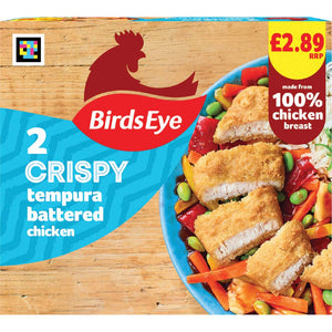 Birds Eye 2 Crispy Chicken in Tempura Batter 170g