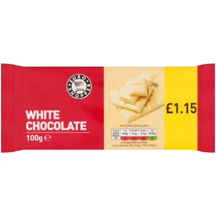 Euro Shopper White Chocolate 100g