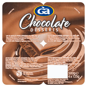 Golden Acre Chocolate Desserts 4 x 125g