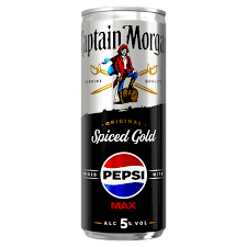 Captain Morgan Original Spiced Gold and Pepsi MAX® Ready to Drink abv 5% 250ml