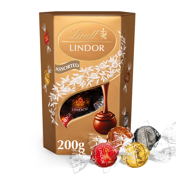 Lindt LINDOR Assorted Chocolate Truffles Box 200g REDUCED TO CLEAR