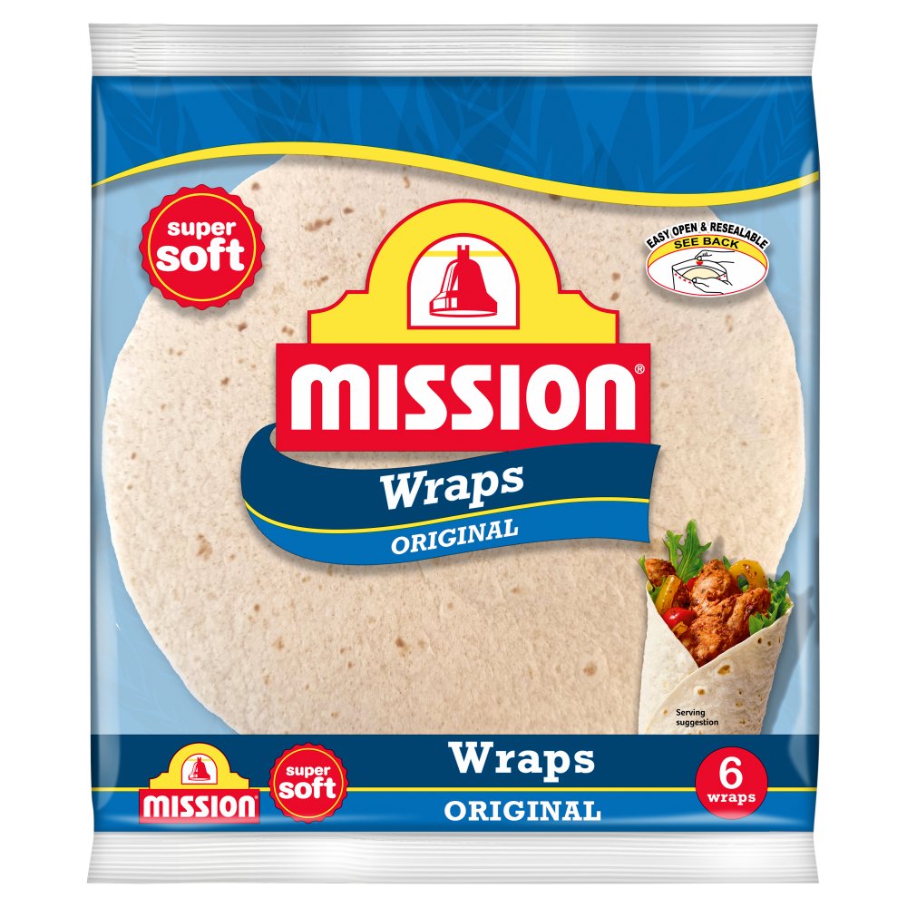 Mission 6 Tortillas Plain 367g